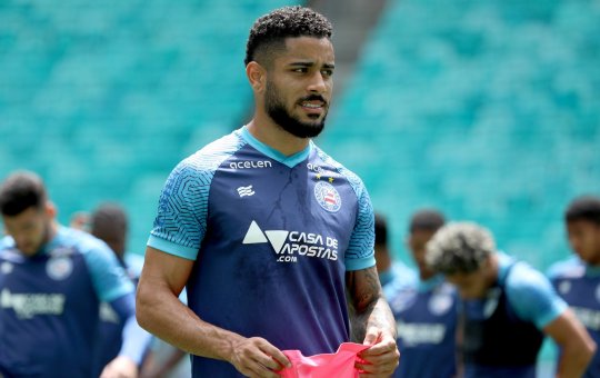 Bahia: retorno de Matheus Bahia não é garantido para o jogo contra o Guarani