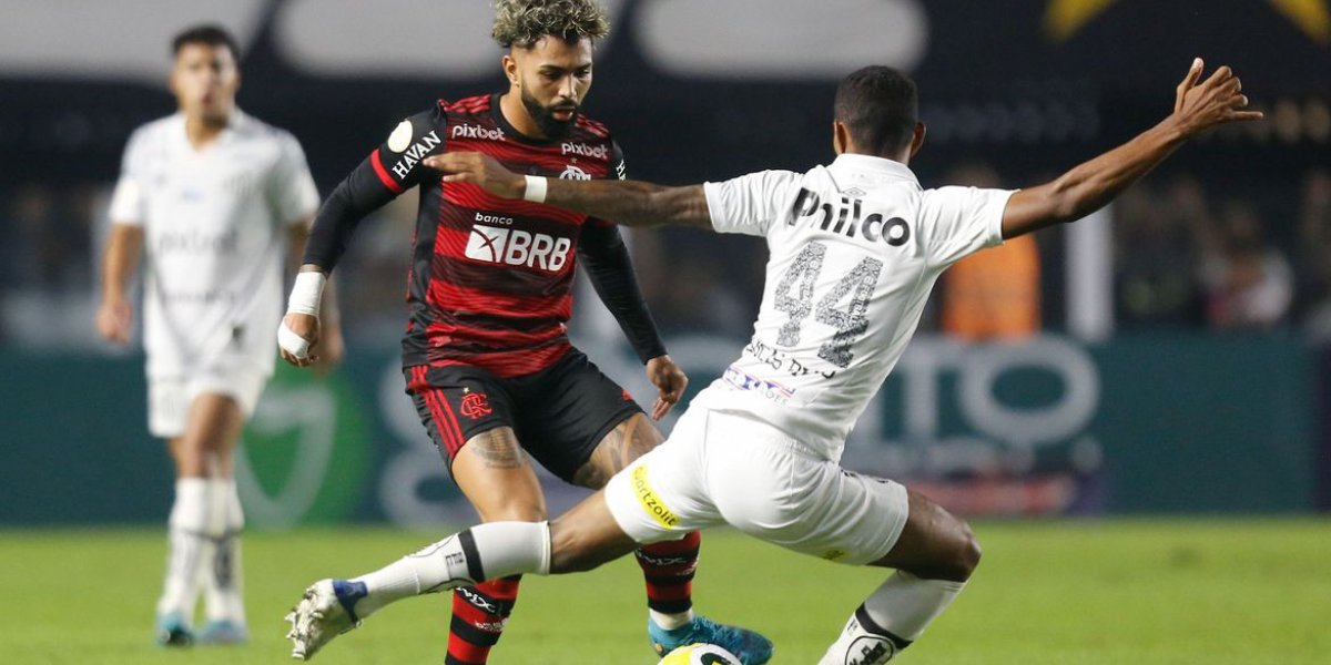 Em clima de Libertadores, Flamengo encara Santos pelo Brasileirão