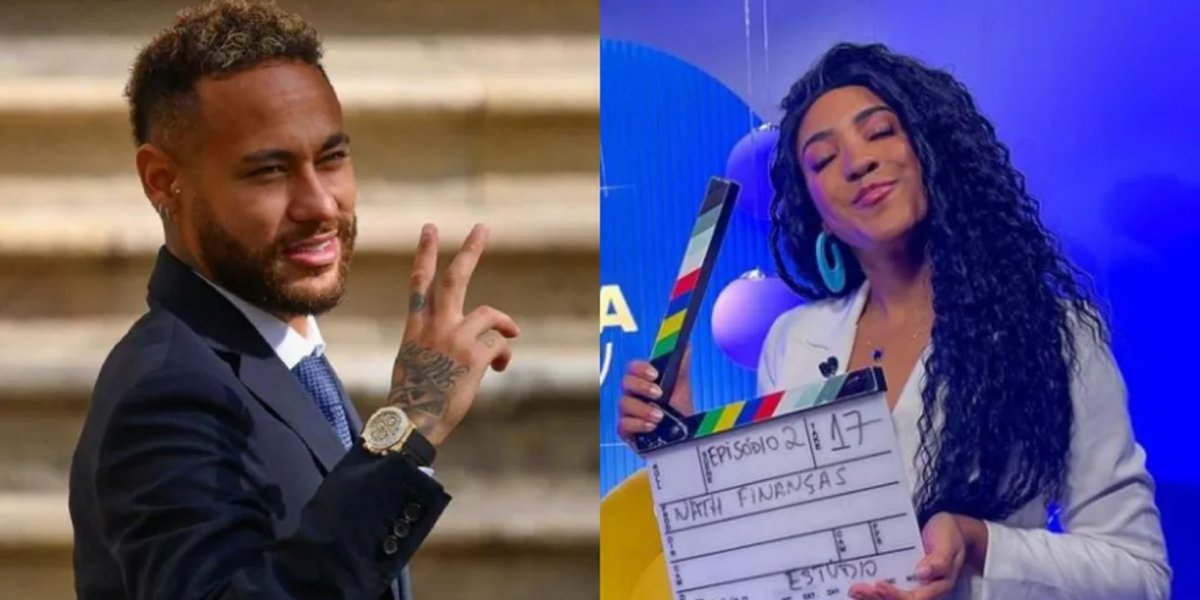 Neymar rebate Nath Finanças: 'Uma qualquer'