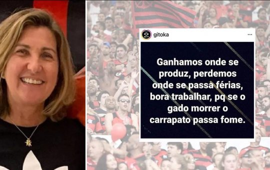 Diretora do Flamengo ataca nordestinos após eleição