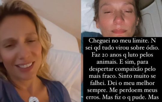Internada, Luisa Mell anuncia afastamento web: "Meu corpo não aguenta mais'