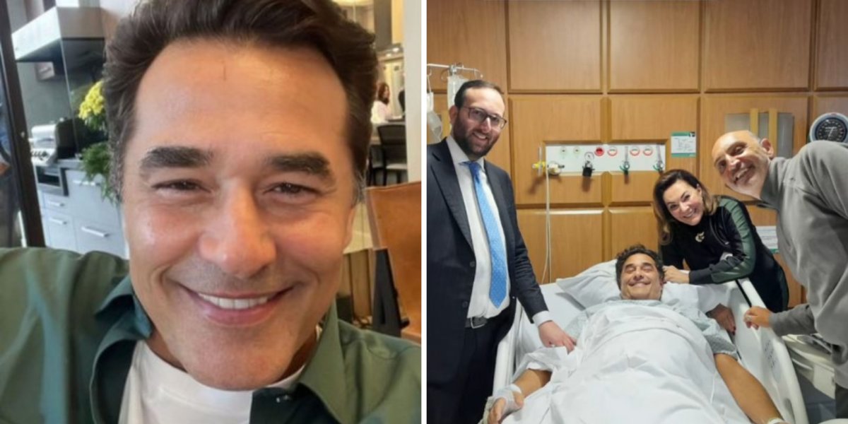 Luciano Szafir recebe alta após cirurgia delicada: “Indo para casa”