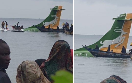 Tanzânia: Avião com 43 pessoas cai em lago próximo de aeroporto