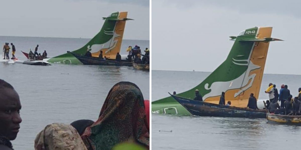Tanzânia: Avião com 43 pessoas cai em lago próximo de aeroporto