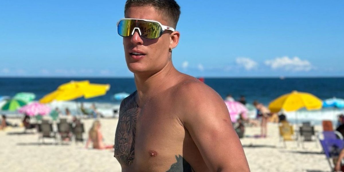 Após ser expulso de 'A Fazenda', Tiago Ramos troca socos com vendedor em praia