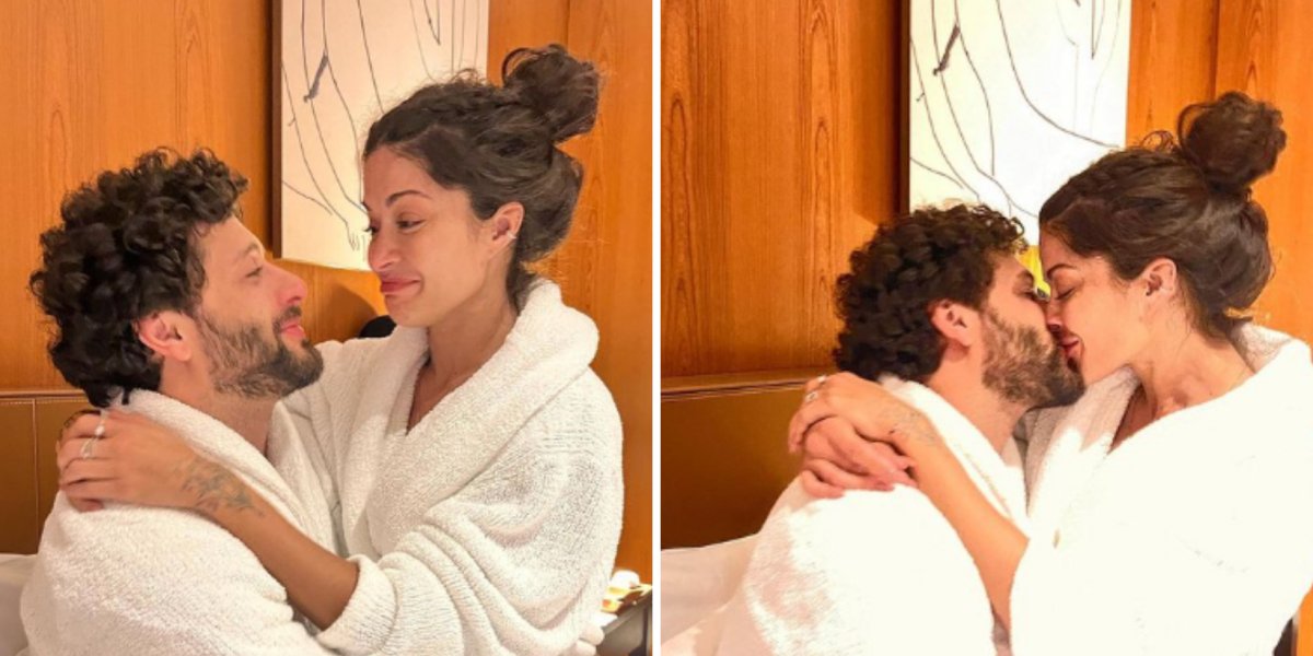 Aline Campos e Jesus Luz anunciam gravidez do primeiro filho