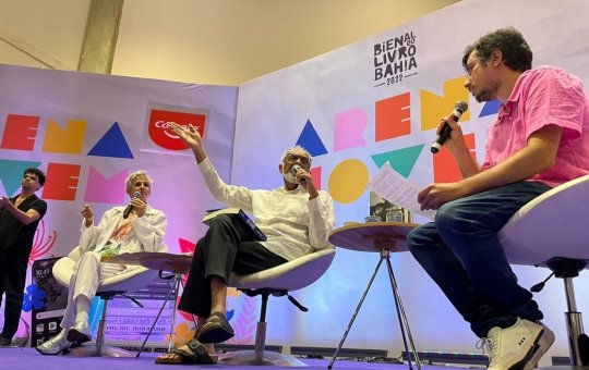Gil exalta "excepcionalidade" de Gal em mesa na Bienal do Livro, em Salvador