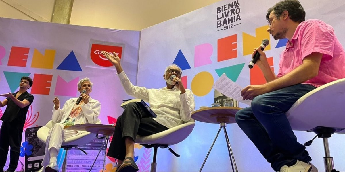 Gil exalta "excepcionalidade" de Gal em mesa na Bienal do Livro, em Salvador
