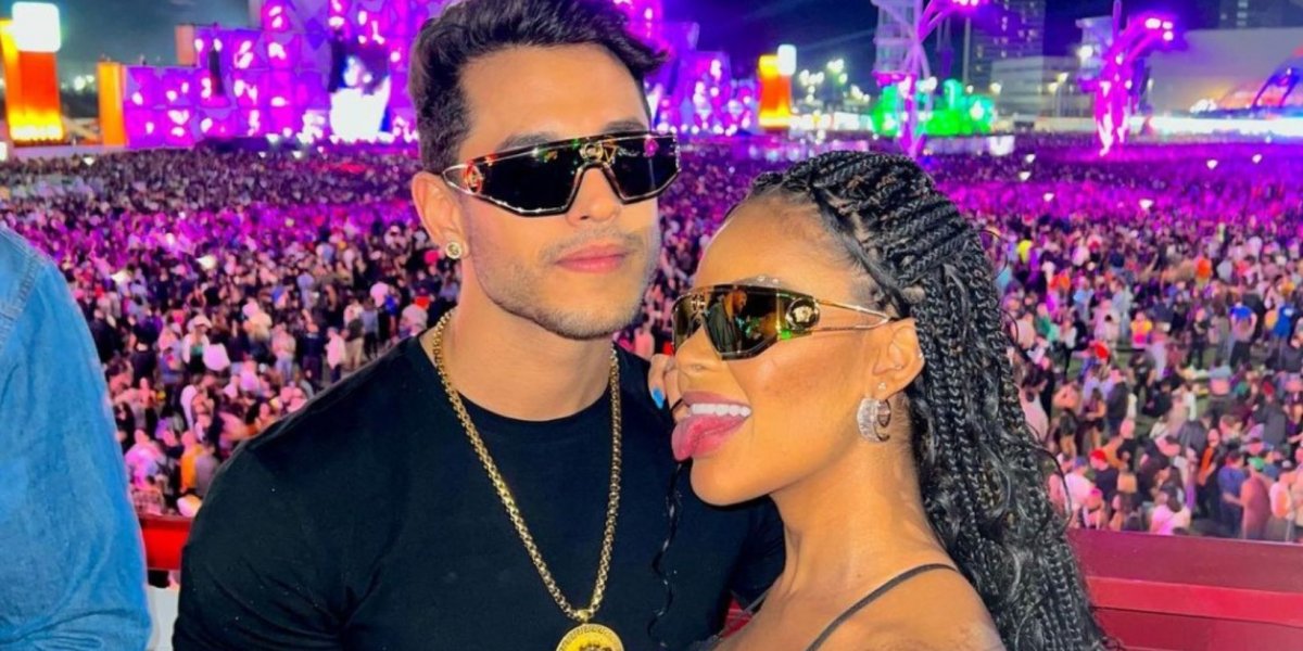 Após receber alta, Sthe Matos volta para casa ao lado de Kevi Jonny