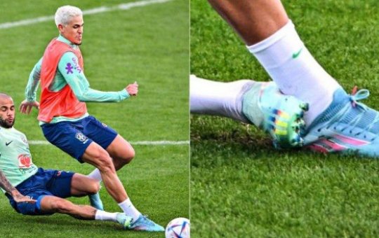 Seleção: Daniel Alves dá carrinho por trás em Pedro, mas atacante não se lesiona