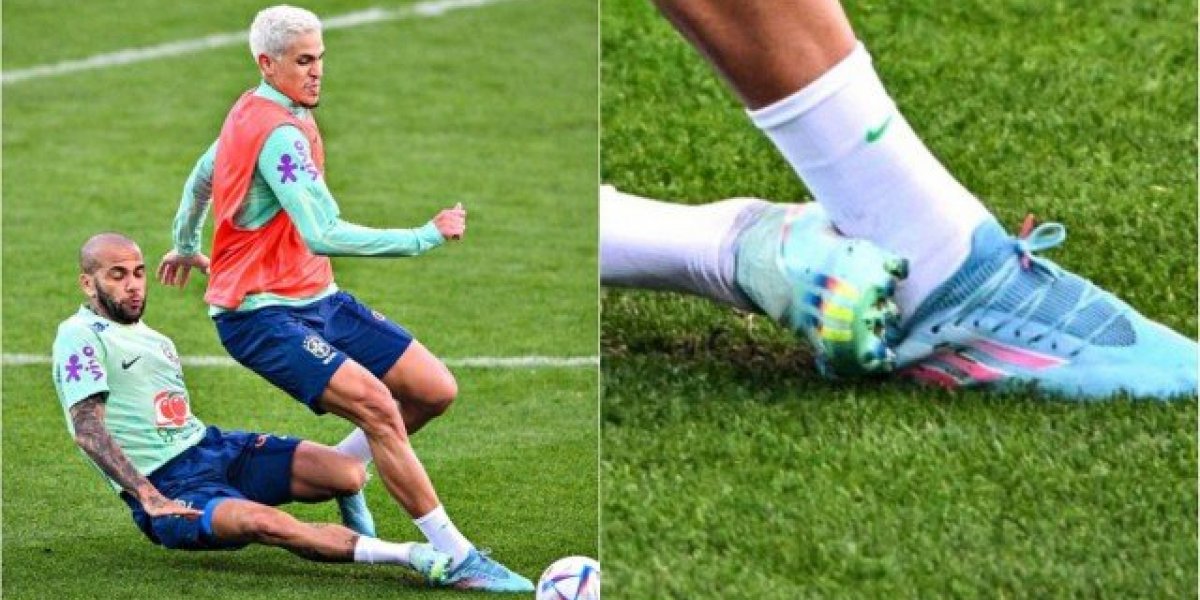 Seleção: Daniel Alves dá carrinho por trás em Pedro, mas atacante não se lesiona