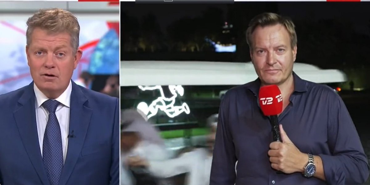 Repórter dinamarquês é impedido de fazer entrada ao vivo por seguranças no Catar