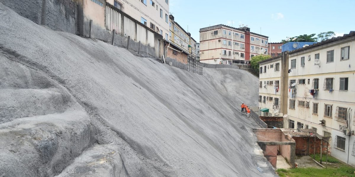 Prefeitura inaugura geomanta em comunidade no bairro de São Marcos