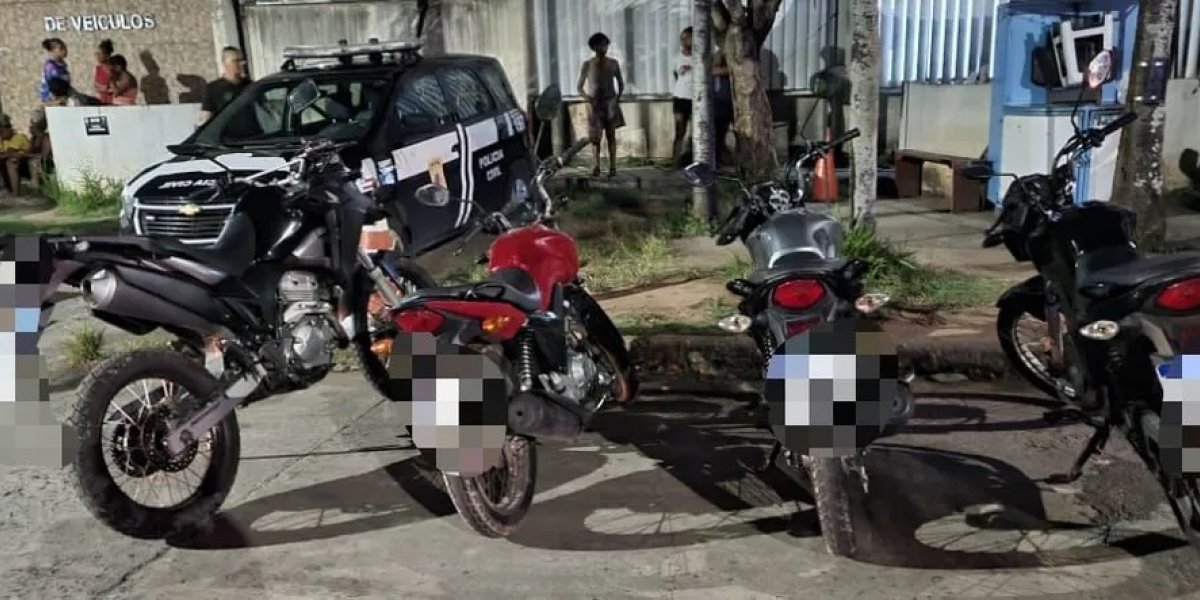 Salvador: homem é preso com quatro motocicletas roubadas na Fazenda Grande