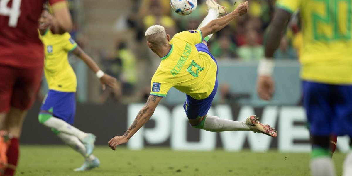 Richarlison diz que gol de voleio foi um dos mais bonitos da carreira