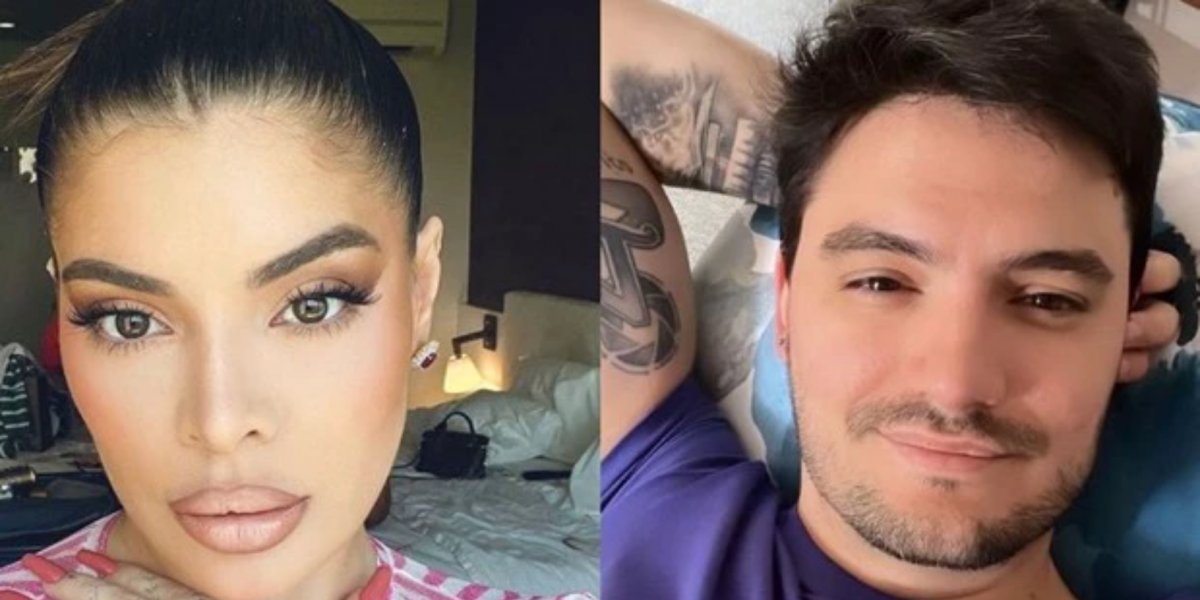 Felipe Neto e Gkay se beijam durante apresentação e agitam web; confira