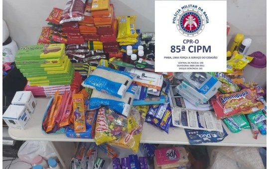 Suspeitos são presos por roubo de R$ 6 mil em mercadorias e bicicleta na Bahia