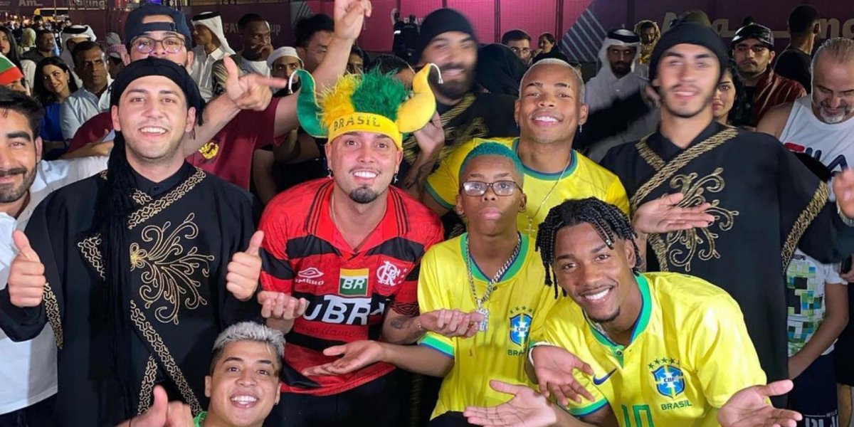 Cristian Bell lidera batalha de dança entre brasileiros e árabes no Catar; veja