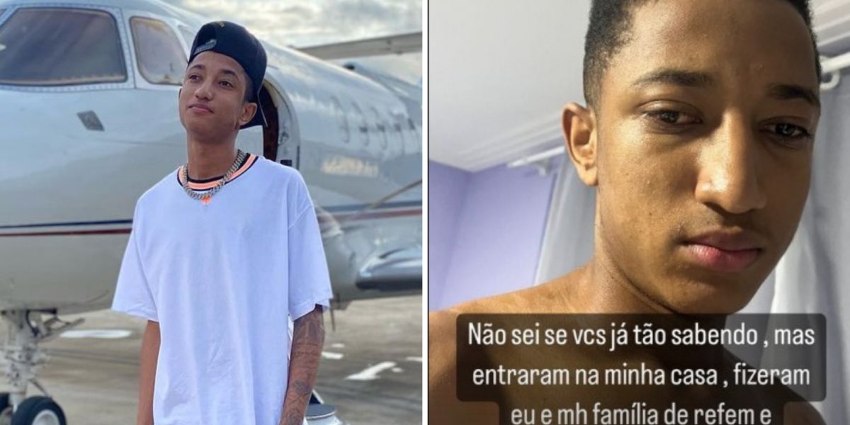 Influenciador ‘Lord’ é roubado e feito refém dentro de casa