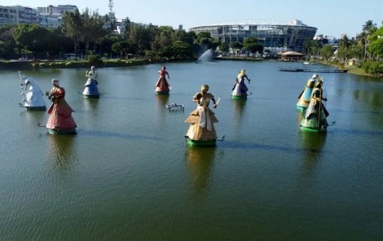 Cobrador é baleado durante assalto a ônibus no Dique do Tororó, em Salvador