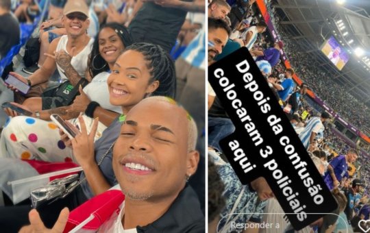 Cristian Bell se envolve em briga com argentinos em estádio no Catar