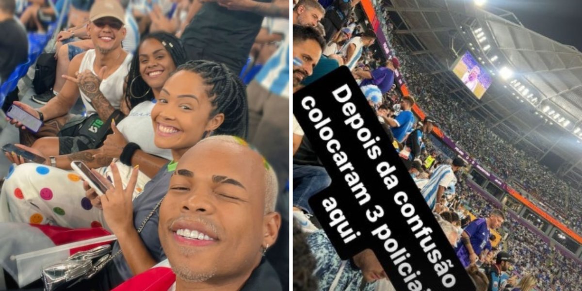 Cristian Bell se envolve em briga com argentinos em estádio no Catar