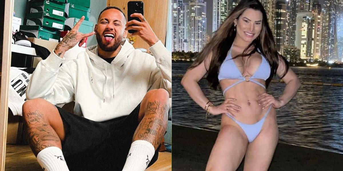 Influenciadora revela 'crush' em Neymar e expõe mensagem do jogador