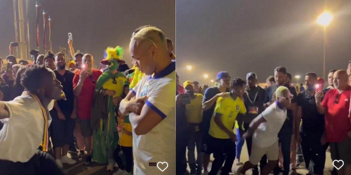 Cristian Bell e sua turma desafiam camaroneses em nova batalha de dança na Copa