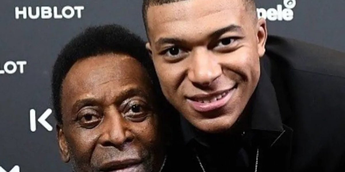 No Catar, Mbappé pede orações para Pelé: "Orem pelo Rei"