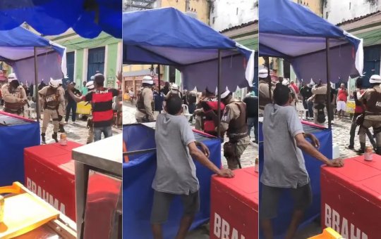 Salvador: vendedor ambulante é detido pela PM após ameaçar servidor municipal