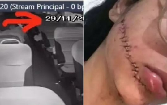 Vídeo mostra momento em que estudante é esfaqueada dentro de ônibus