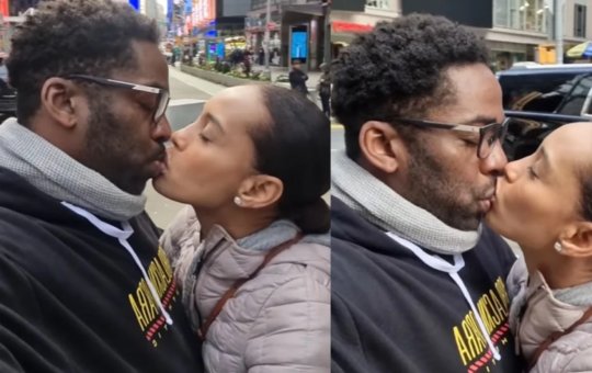 Internautas criticam Lázaro Ramos e Taís Araújo por beijo em público