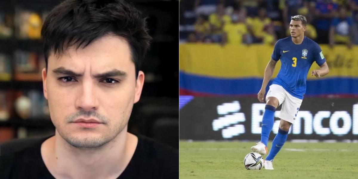Treta! Felipe Neto xinga jogadores do Brasil e irrita esposa de Thiago Silva