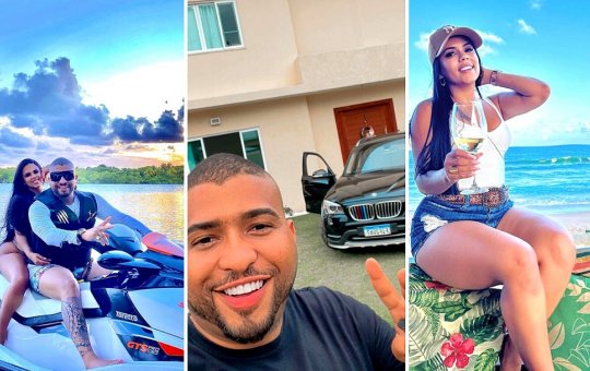 Jet ski, viagens, festas: casal morto em Barra do Jacuípe ostentava vida de luxo