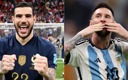 "Messi não nos assusta", provoca Theo Hernández, lateral da França