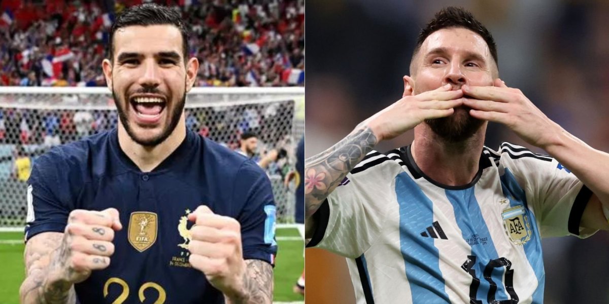 "Messi não nos assusta", provoca Theo Hernández, lateral da França