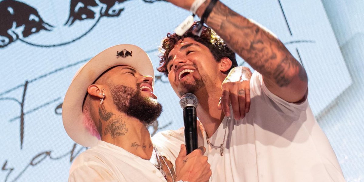 Neymar curte festa com Gabriel Medina e amigas em Santa Catarina