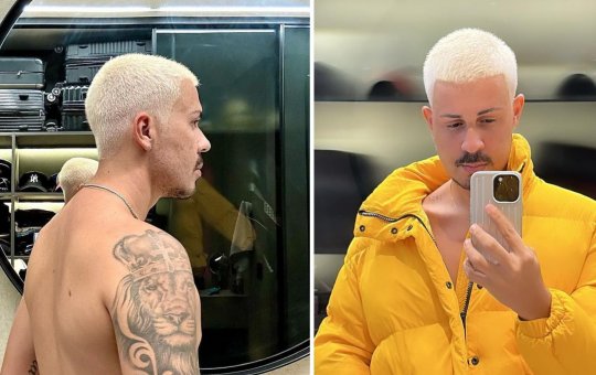 Nevou em Alagoas: Carlinhos Maia está 'legalmente loiro'