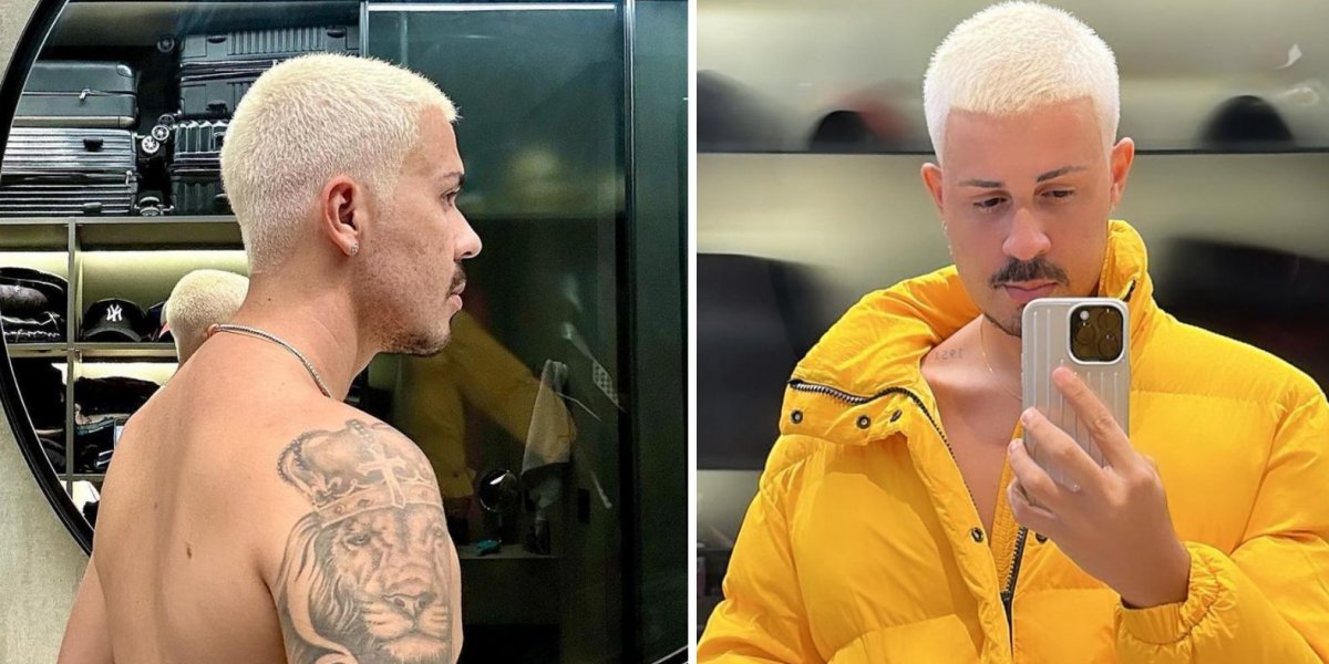 Nevou em Alagoas: Carlinhos Maia está 'legalmente loiro'