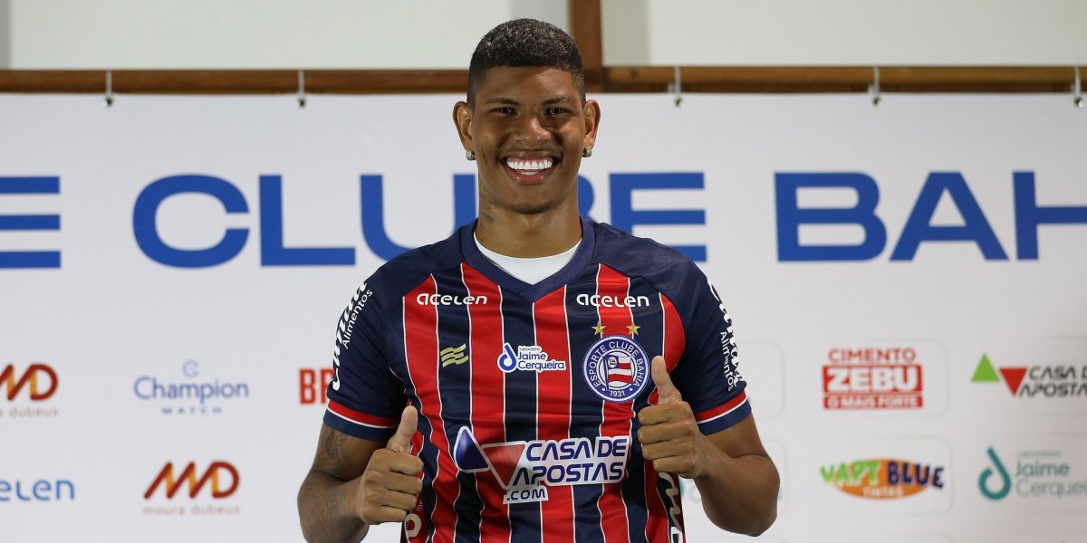 Zagueiro Marcos Victor é apresentado pelo Bahia: "Vim para fazer história"