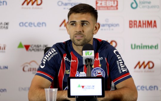 Nicolás Acevedo enaltece o Bahia e fala sobre expectativa em entrar em campo