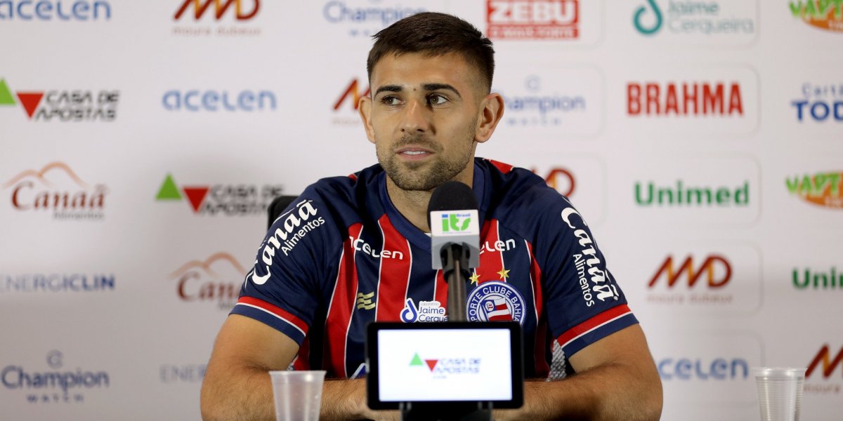Nicolás Acevedo enaltece o Bahia e fala sobre expectativa em entrar em campo