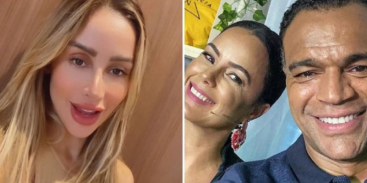 Ex-panicat nega ser a amante que gerou 'treta' entre Denilson e Luciele Camargo