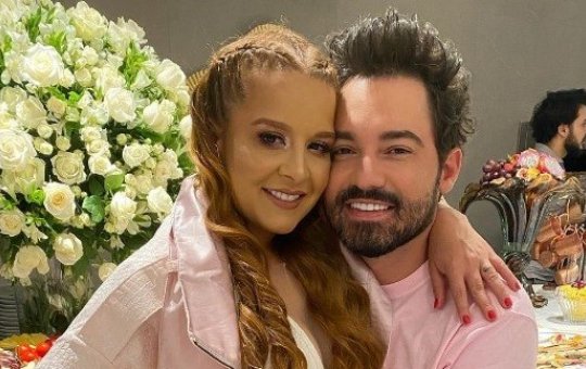 Maiara e Fernando Zor são flagrados em gravação de DVD