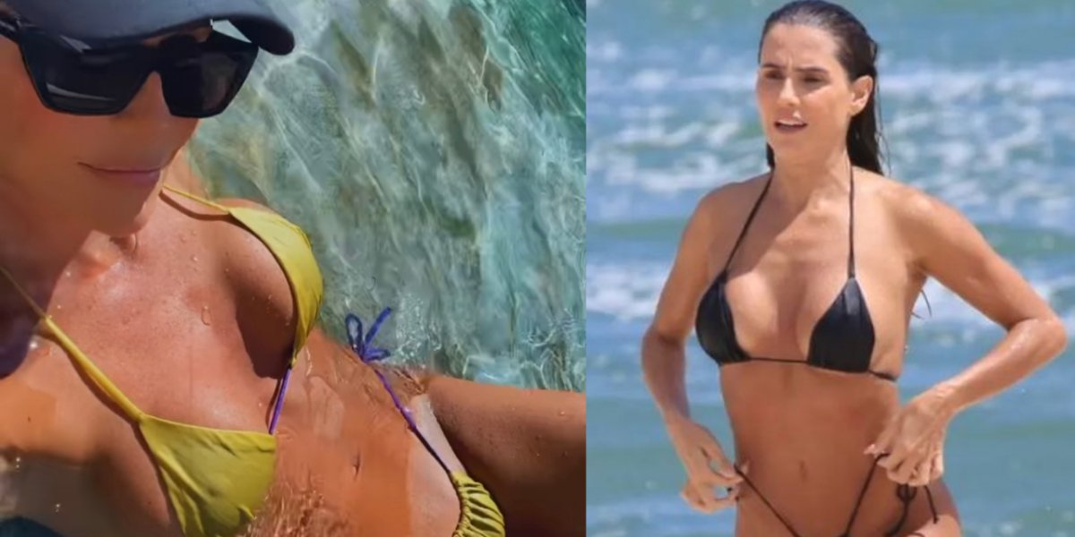 Comentário sobre microbiquíni de Débora Secco viraliza na web