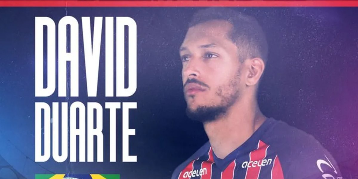 Bahia oficializa contratação do zagueiro David Duarte