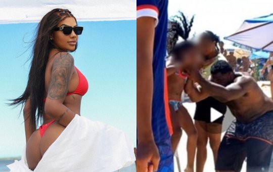 Ludmilla se revolta com caso de homem que agrediu filhas em praia de Salvador