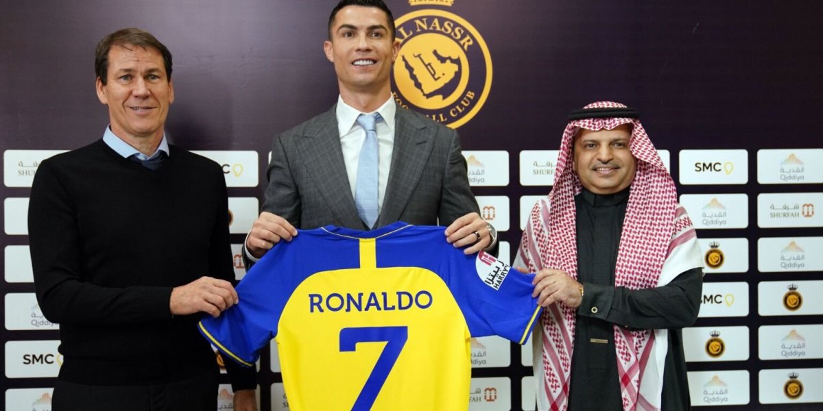 Cristiano Ronaldo comete gafe e confunde Arábia Saudita com África do Sul