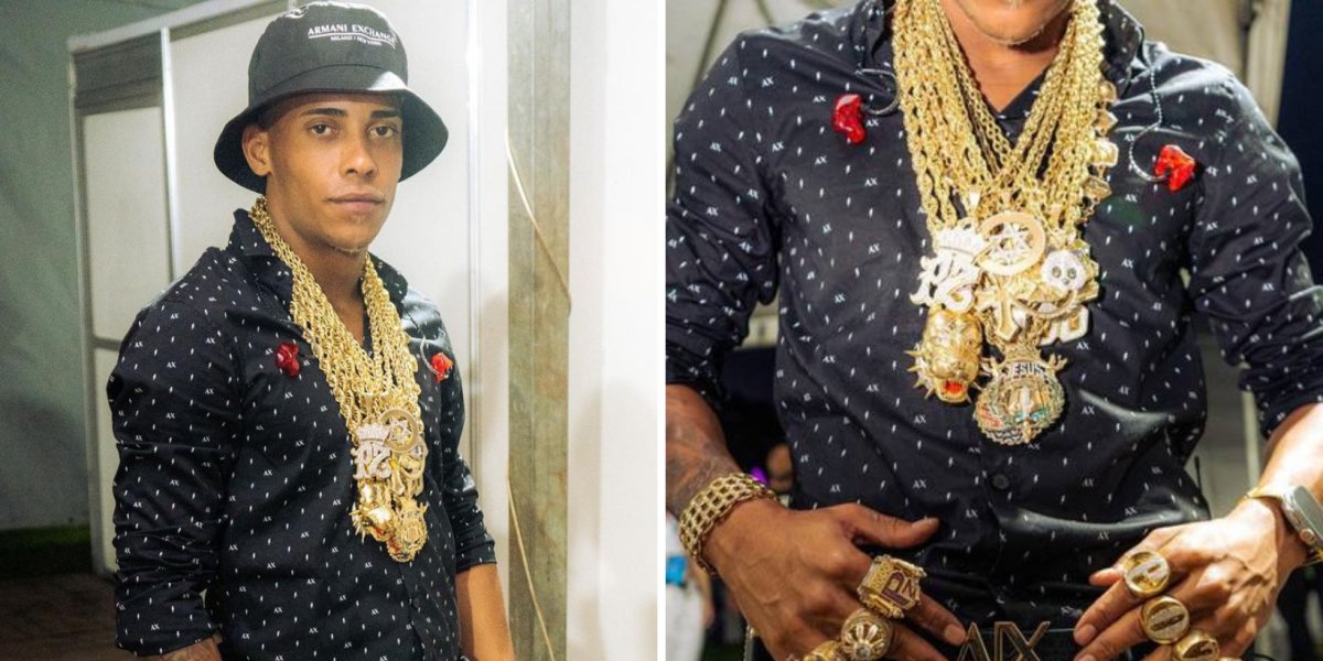 “Muito ouro, Inshalá”: MC Poze ostenta na web nova coleção de acessórios de luxo