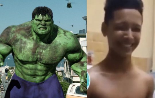 'Menino Hulk' desmaia após 'apnéia voluntária'; veja